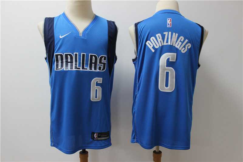 Mavericks 6 Kristaps Porzingis Blue Nike Swingman Jersey,We sell and wholesale Mavericks 6 Kristaps Porzingis Blue Nike Swingman Jersey on line form chian!